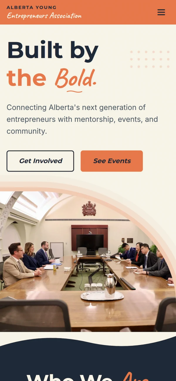 AYEA mobile responsive design